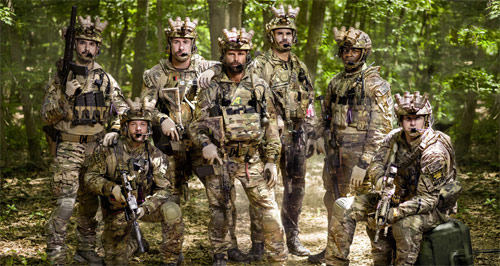 Six Gruppenfotos aller Navy Seals