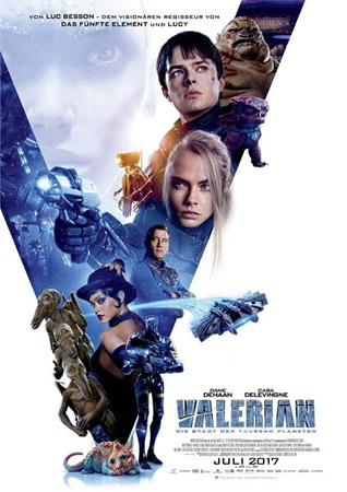 Valerian deutsches Filmplakat