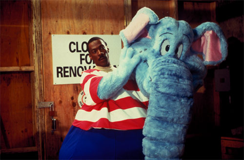 Eddie Murphy als blauer Elefant in "Beverly Hills Cop III"