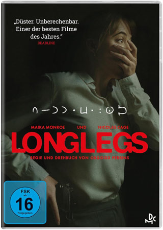 Longlegs mit Nicolas Cage DVD Cover