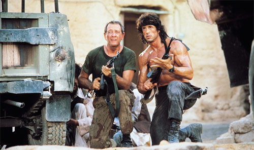 Rambo III mit Sylvester Stallone und Richard Grenna