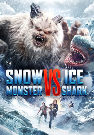 Snow Monster vs Ice Shark DVD Cover