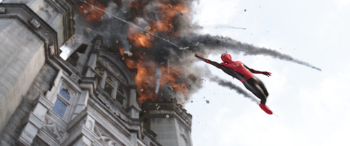 Spider-Man: Far From Home mit Tom Holland in Action