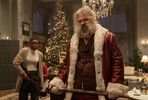 David Harbour als Weihnachtsmann in "Violent Night"